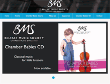 Tablet Screenshot of belfastmusicsociety.org
